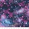 Fabric Traditions Out of This World Galaxy Glitter Novelty Cotton Fabric